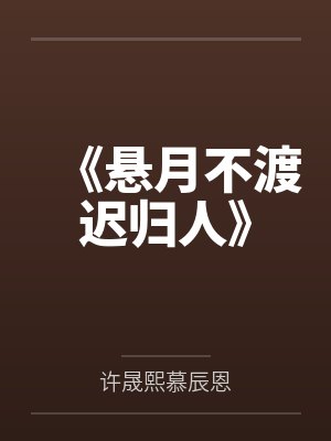 《悬月不渡迟归人》