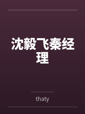 沈毅飞秦经理